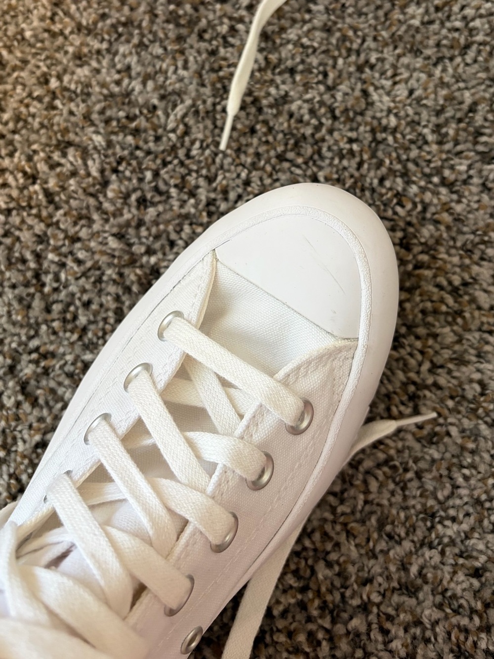 White Platform Converse - Picture 3 of 6
